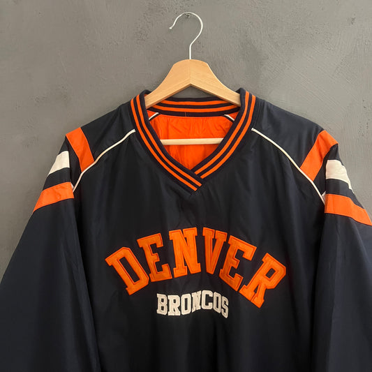 NFL Denver Broncos Windbreaker Sweatshirt (L)