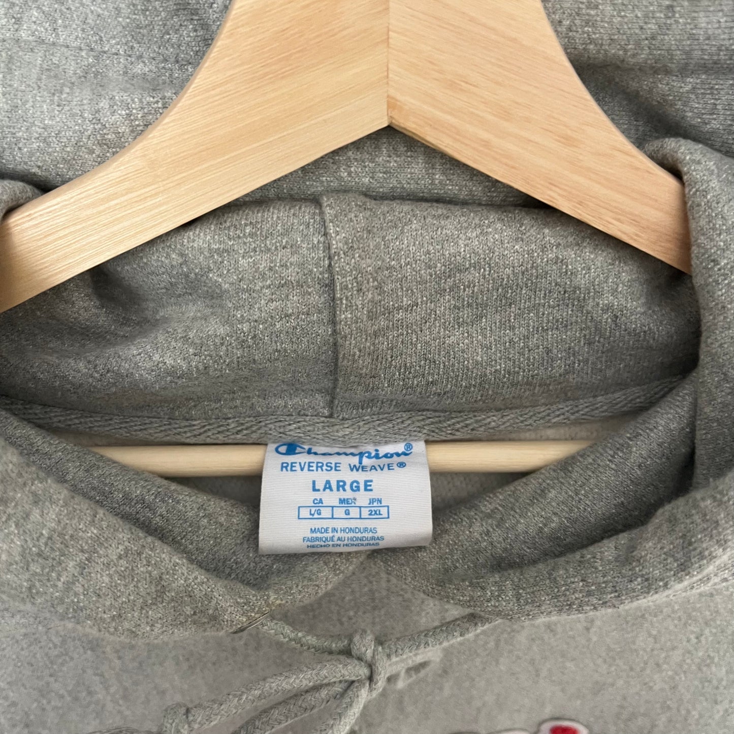 Champion Spellout Hoodie (L)