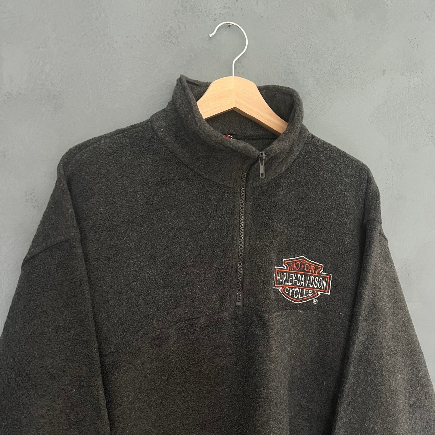 Harley Davidson 1/4 Zip Fleece (XL)