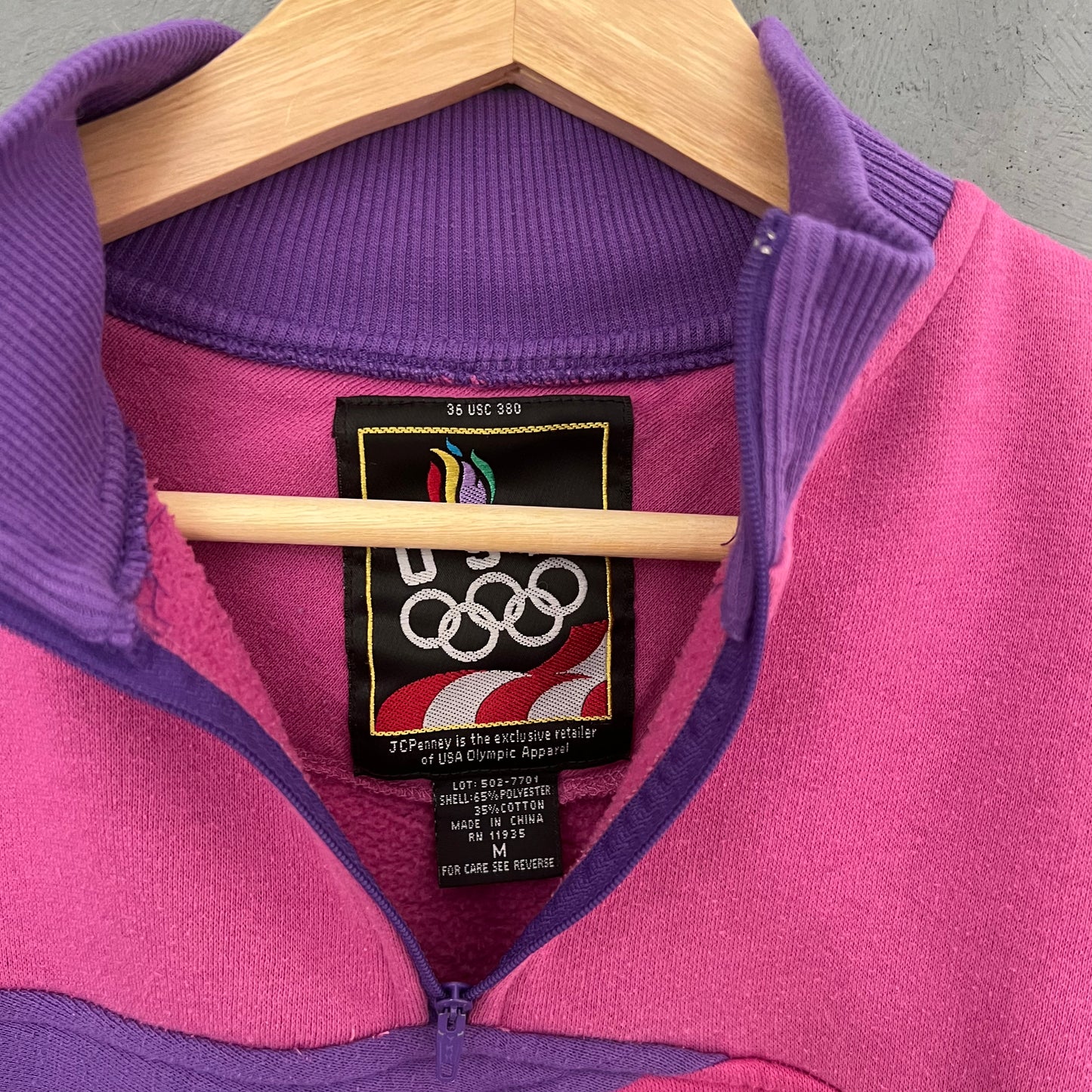 OL USA 1/4 Zip Sweatshirt (S)