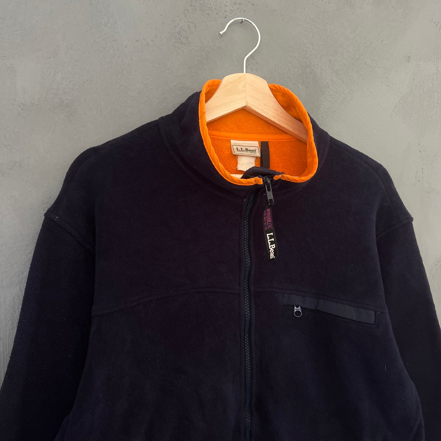 L.L.Bean Zip-up Fleece Jakke (M)