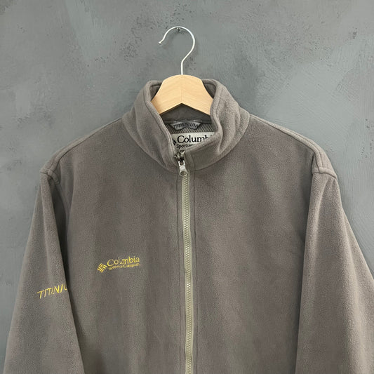 Columbia Titanium Zip-up FLeece (L)