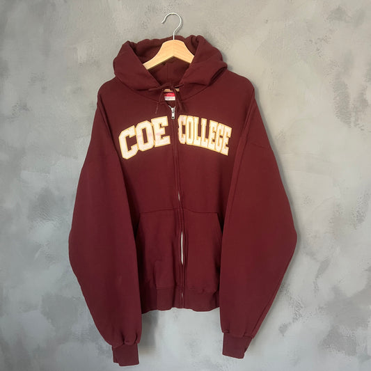 Champion Coe College Zip-up Hoodie (L)