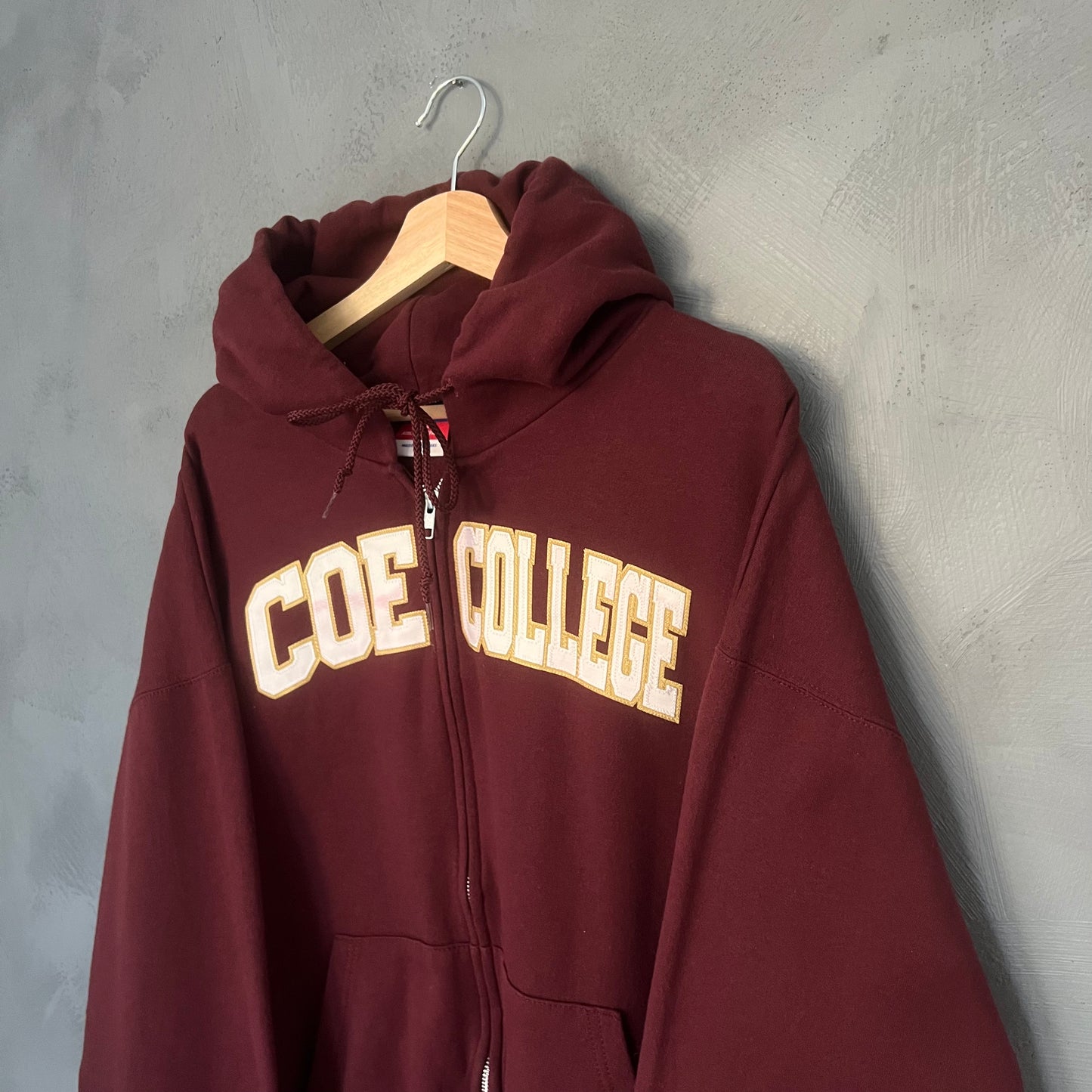 Champion Coe College Zip-up Hoodie (L)