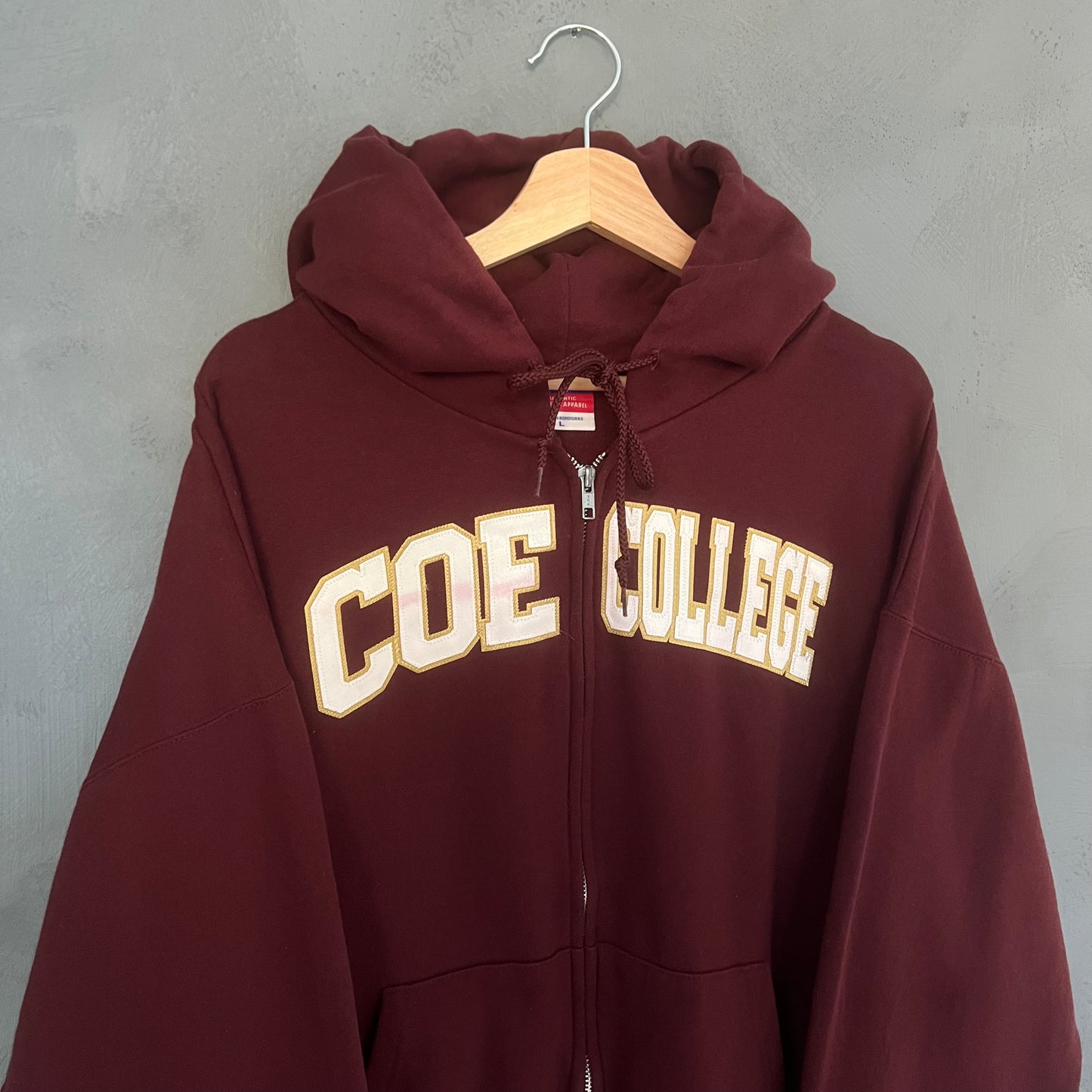 Champion Coe College Zip-up Hoodie (L)