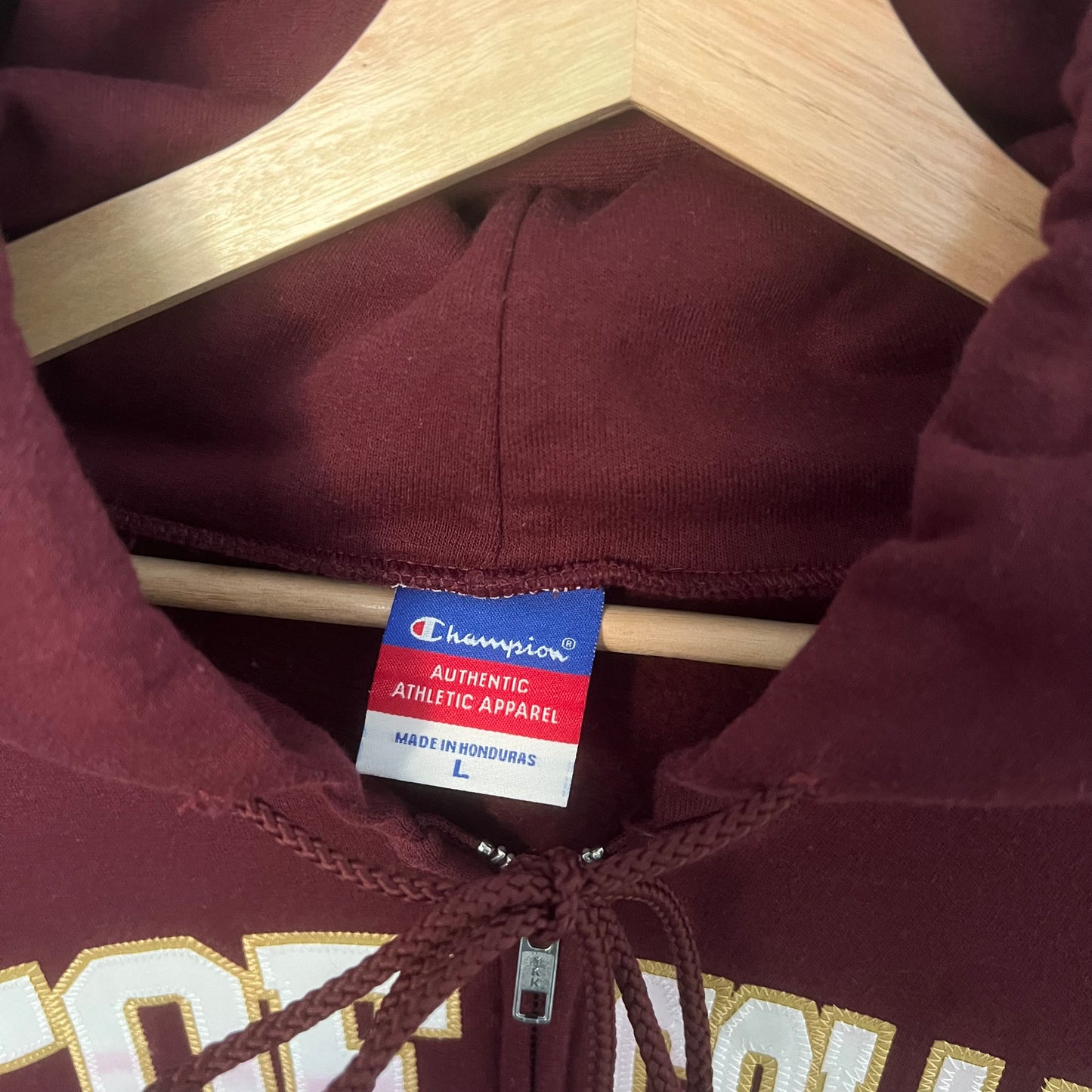 Champion Coe College Zip-up Hoodie (L)