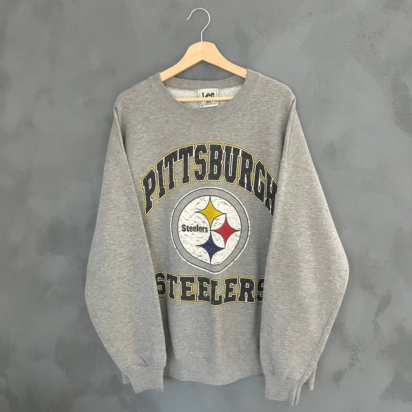 Lee Sport Sweatshirt med Steelers Print (XL)