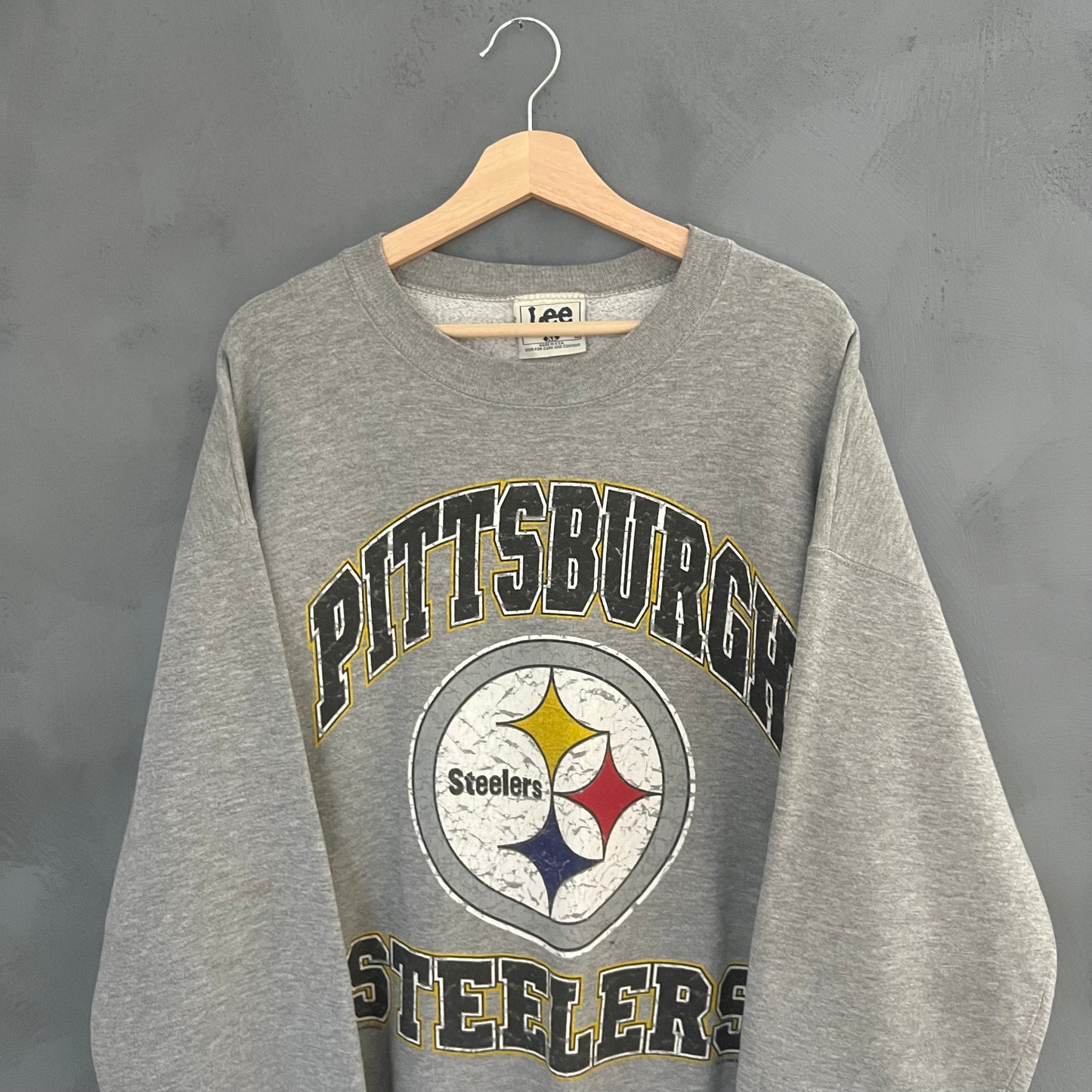 Lee Sport Sweatshirt med Steelers Print (XL)