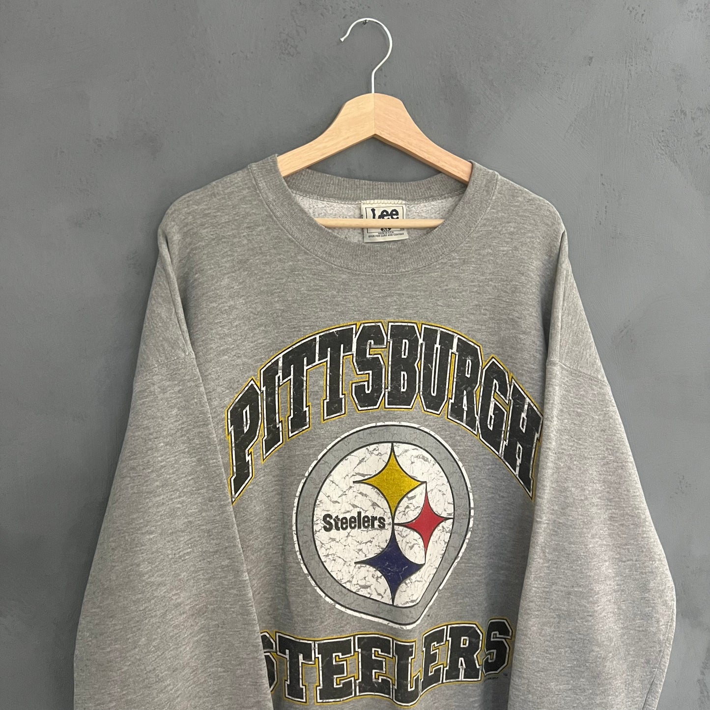 Lee Sport Sweatshirt med Steelers Print (XL)