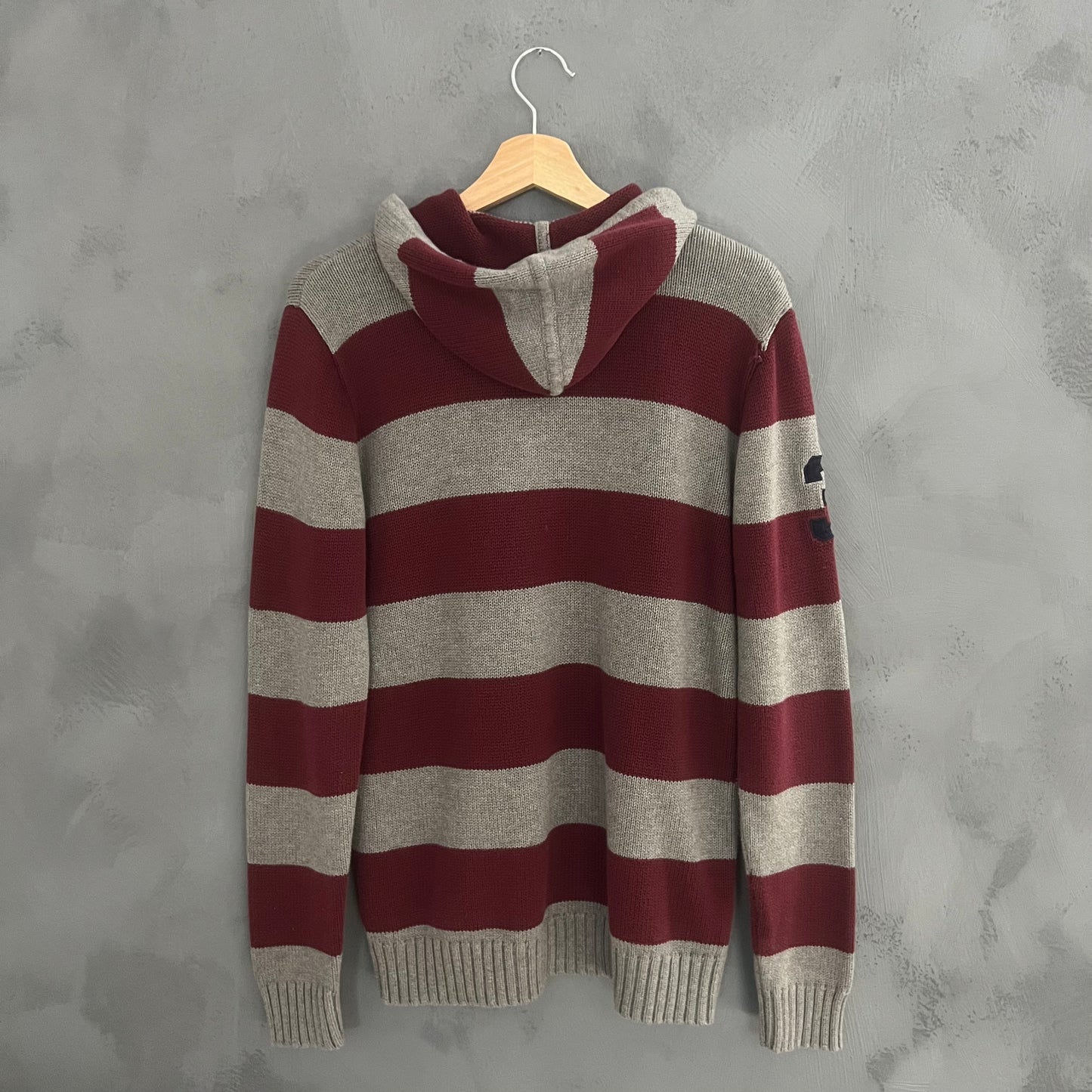 Polo Ralph Lauren Strik Hoodie med striber (S)