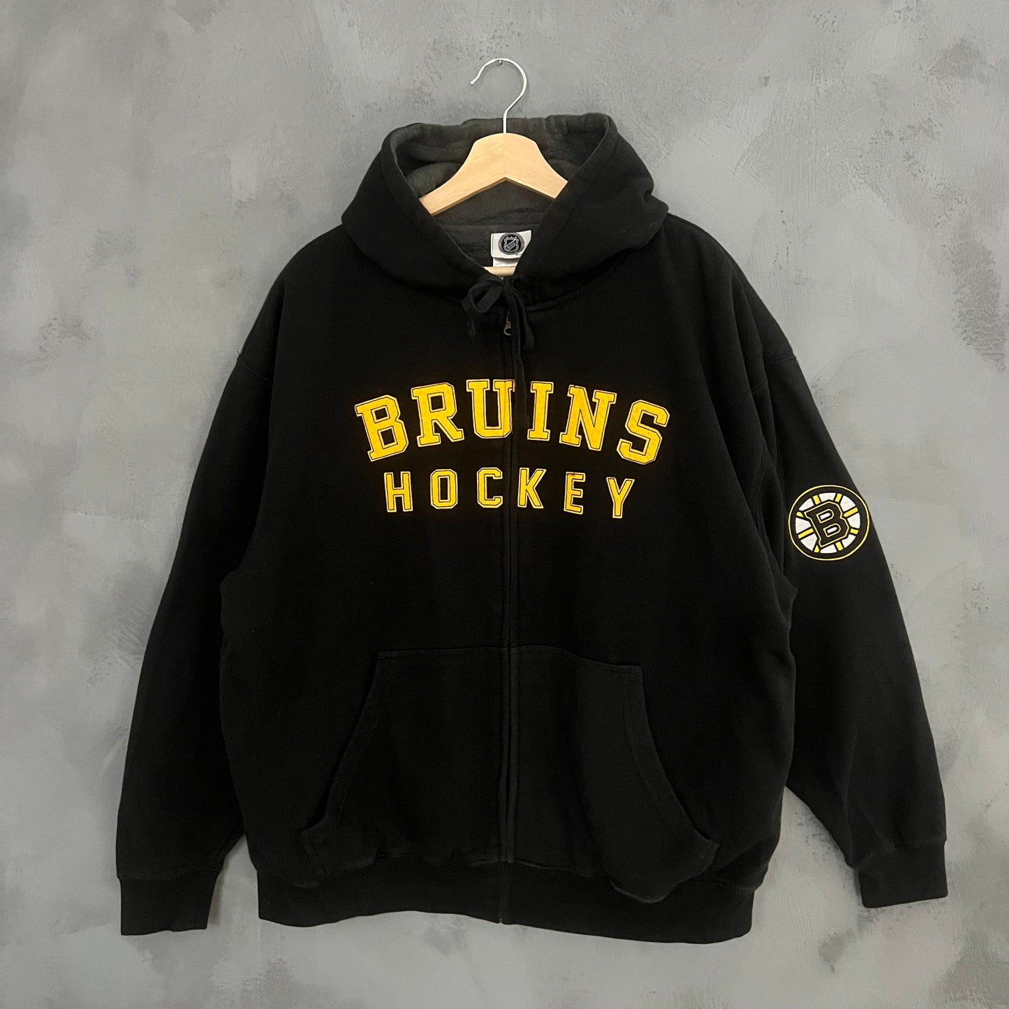 NHL Bruins Hockey Zip-up Hoodie (XL)