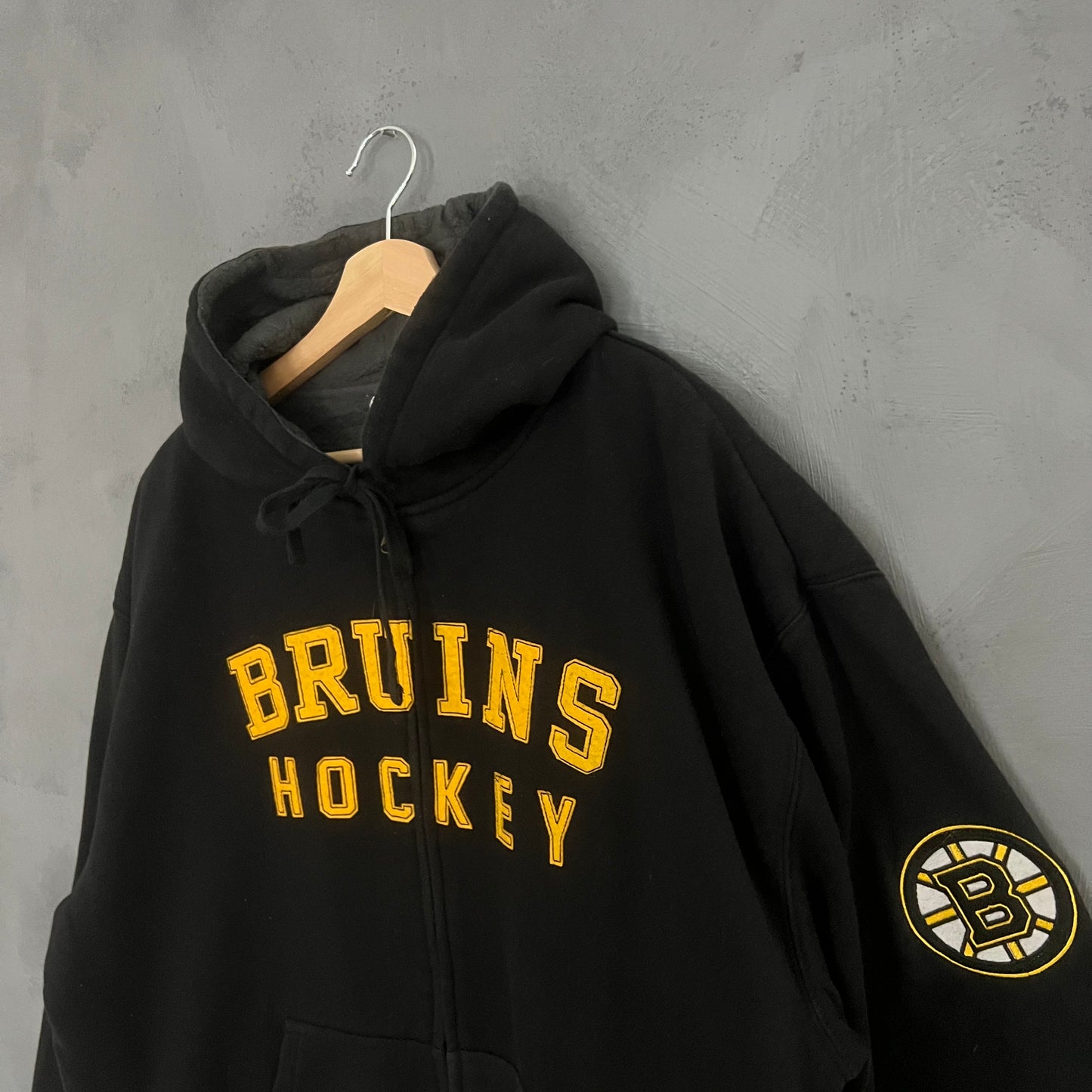 NHL Bruins Hockey Zip-up Hoodie (XL)