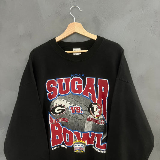 2003 Gildan Heavyweight Superbowl Sweatshirt (XL)