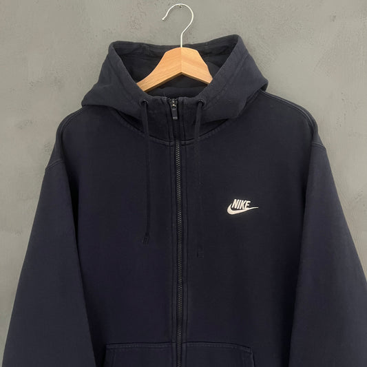 Nike Logo Zip-up Hoodie (XL)