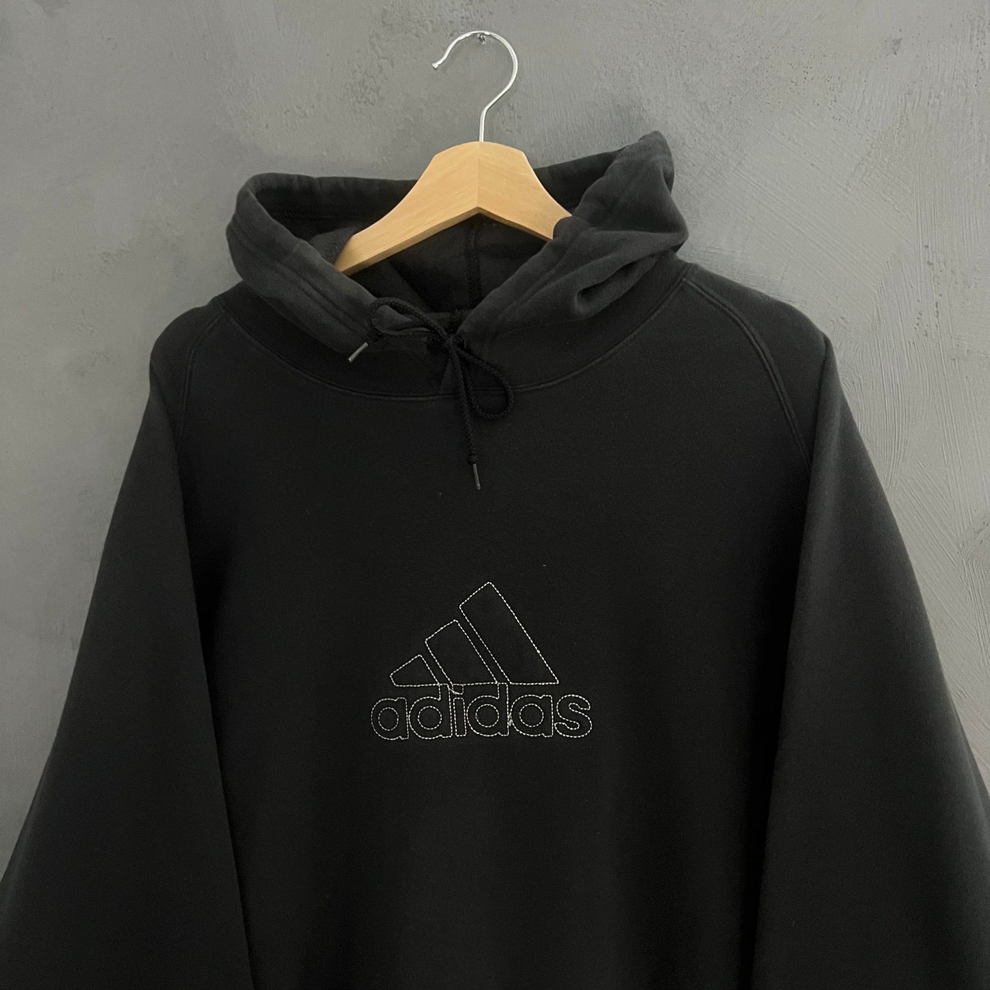 1990'er Adidas Logo Hoodie (XL)