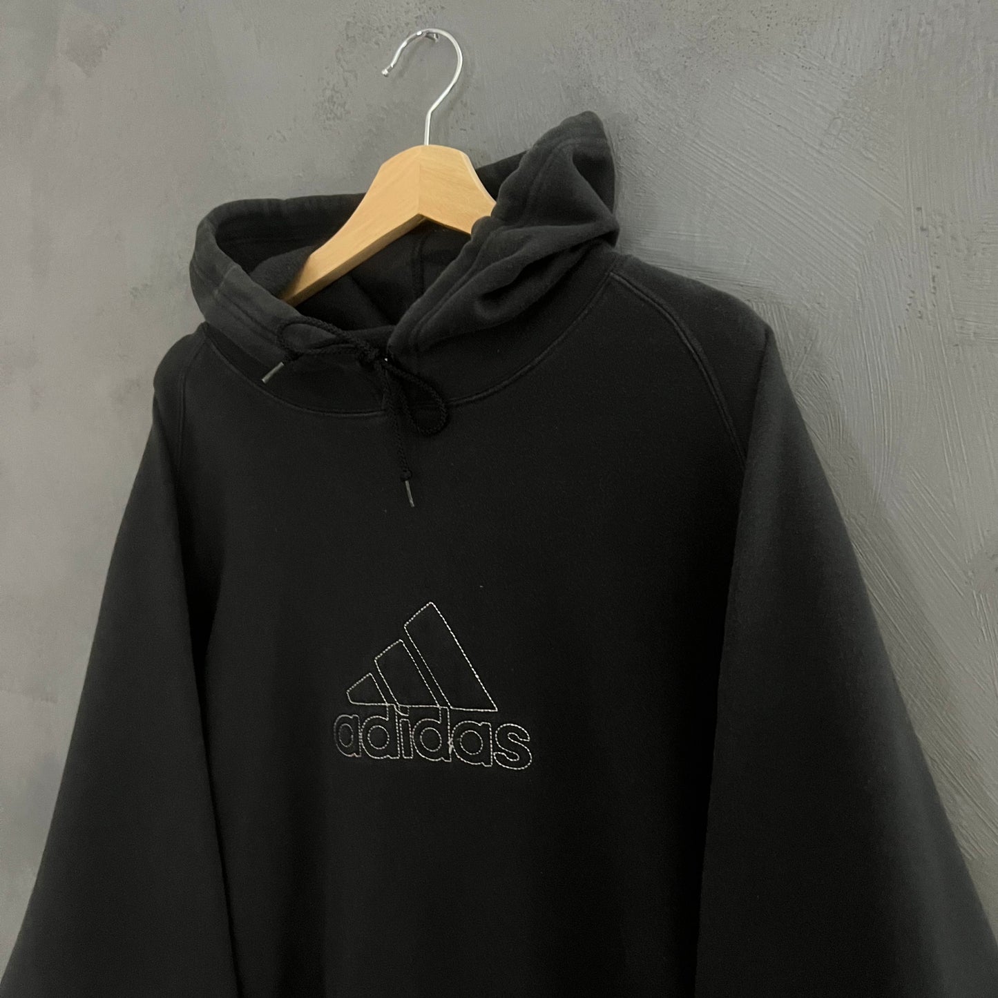 1990'er Adidas Logo Hoodie (XL)