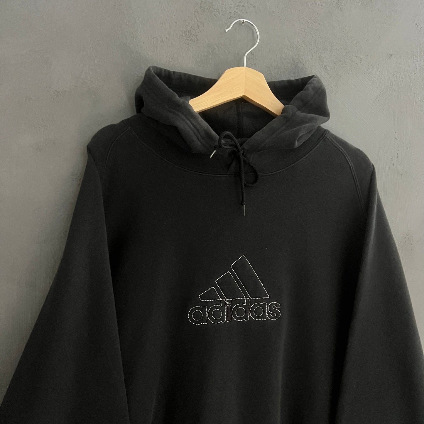 1990'er Adidas Logo Hoodie (XL)