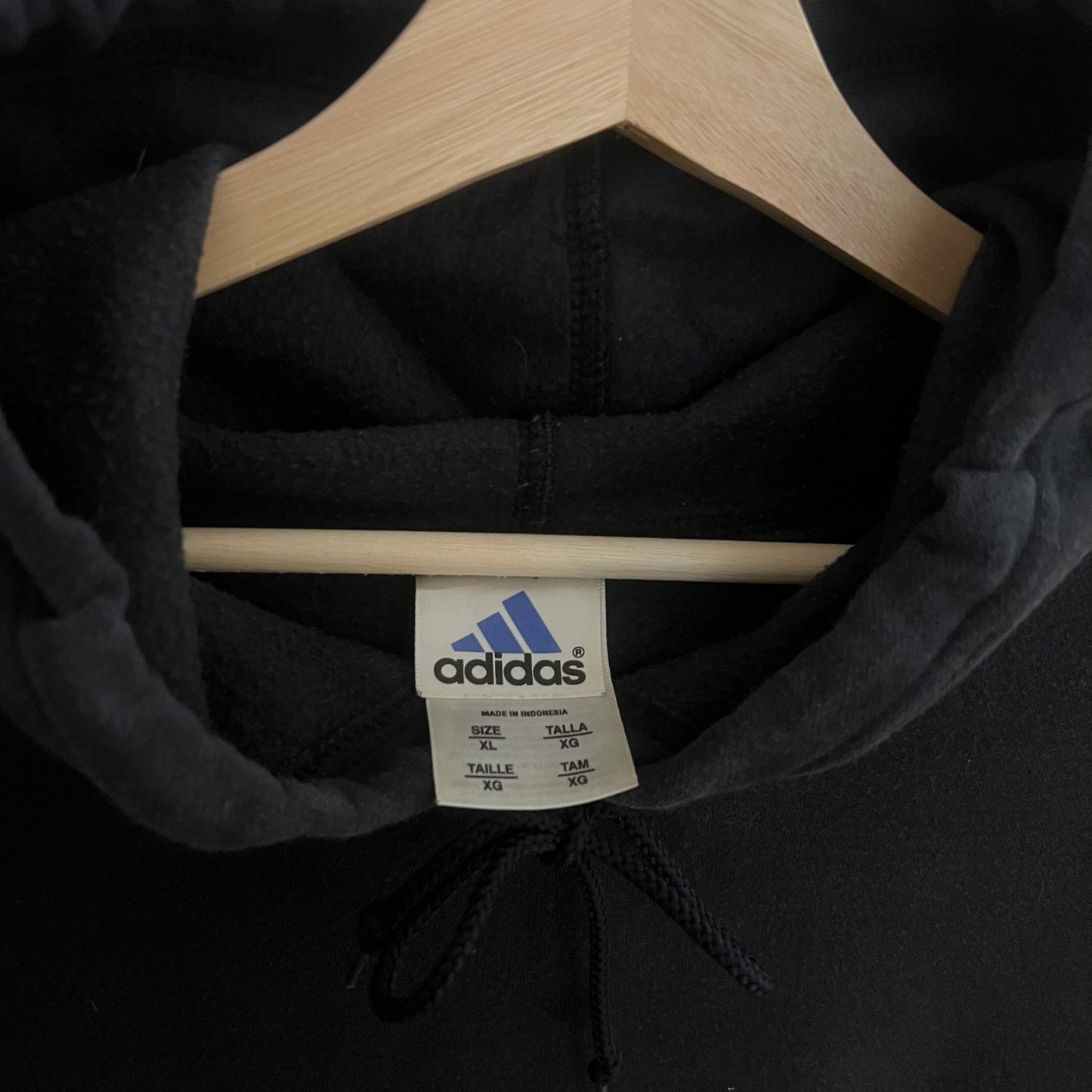 1990'er Adidas Logo Hoodie (XL)