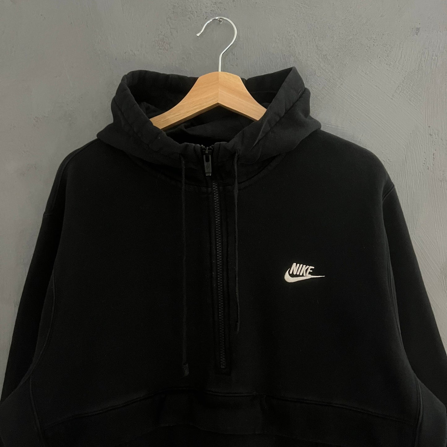 Nike Swoosh Logo Half Zip Hoodie (L)