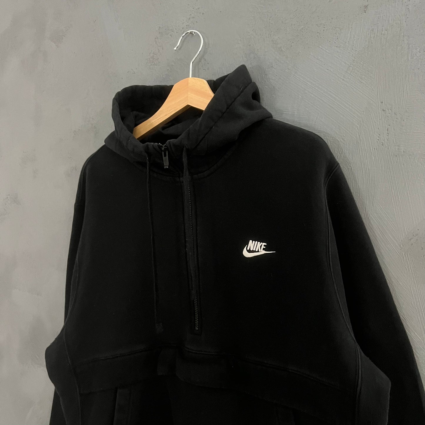 Nike Swoosh Logo Half Zip Hoodie (L)