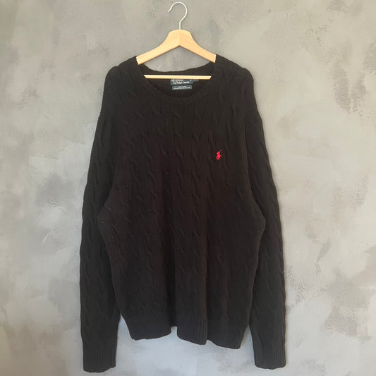 Polo Ralph Lauren Kabelstrik Sweater (XXL)