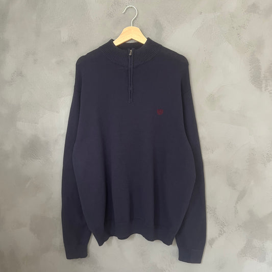 Ralph Lauren Chaps 1/4 Zip Striktrøje (XL)