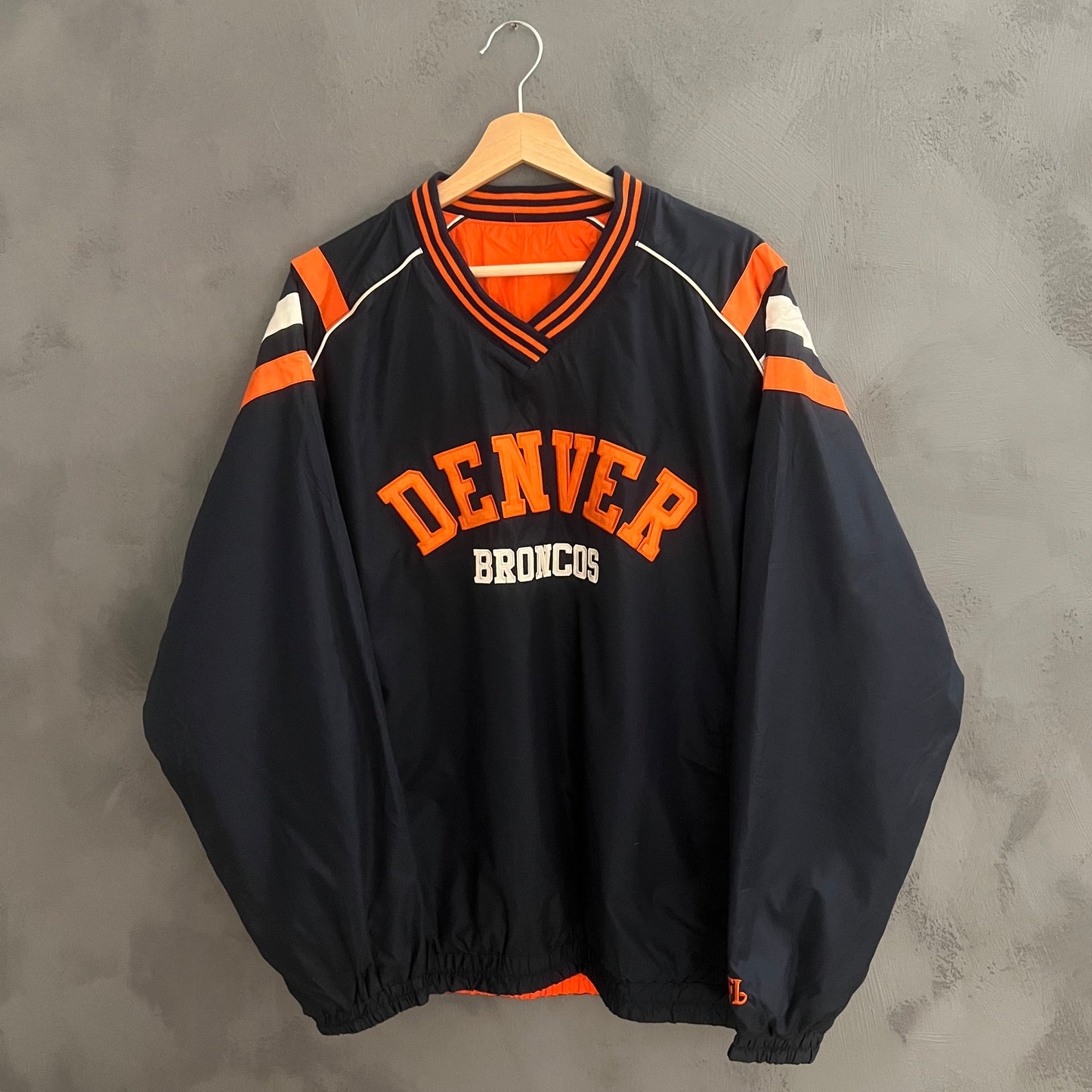 NFL Denver Broncos Windbreaker Sweatshirt (L)